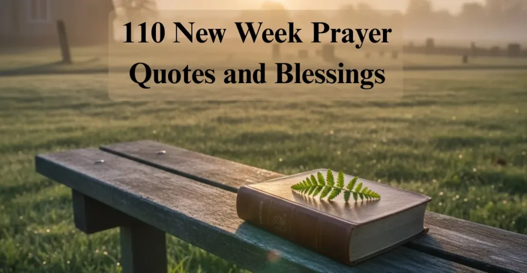 110 New Week Prayer Quotes and Blessings