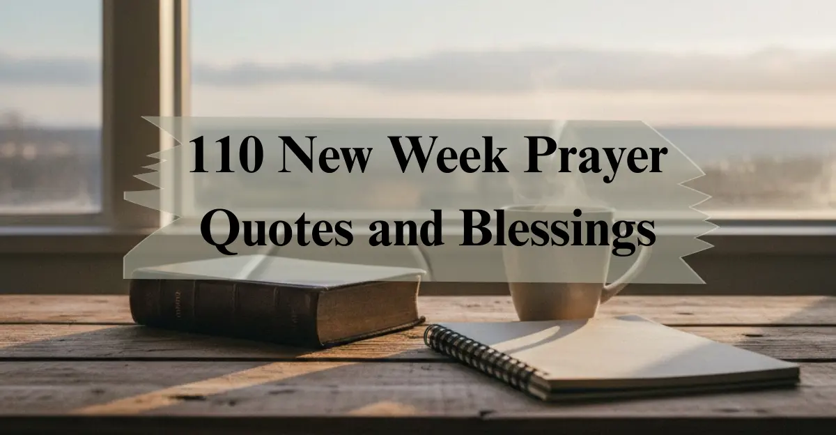 110 New Week Prayer Quotes and Blessings