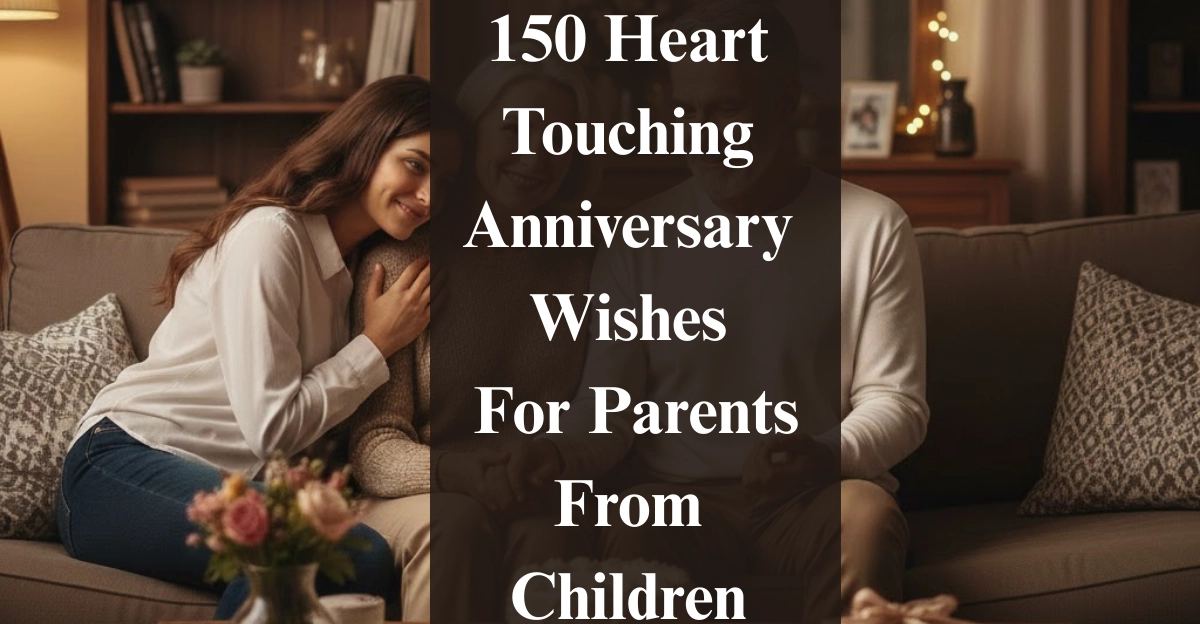 150 Heart Touching Anniversary Wishes For Parents From Children