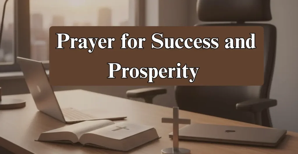 Prayer for Success and Prosperity