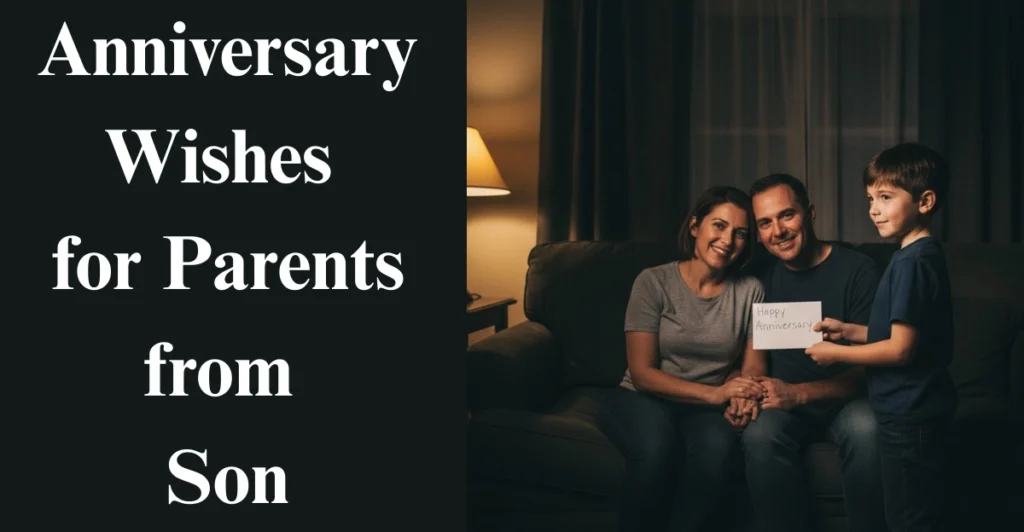 Happy Anniversary Mom and Dad from Son