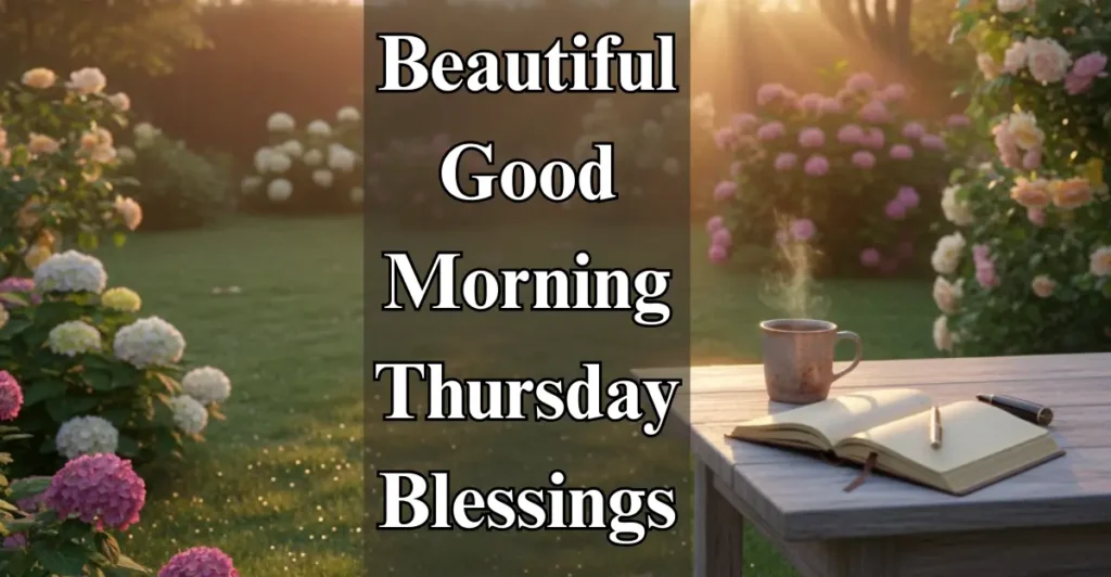 Beautiful Good Morning Thursday Blessings