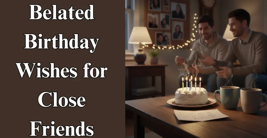 Belated Birthday Wishes for Close Friends