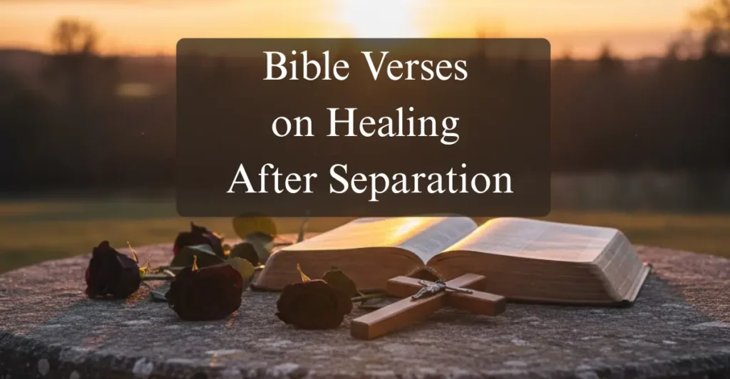 10 Bible Verses on Healing After Separation