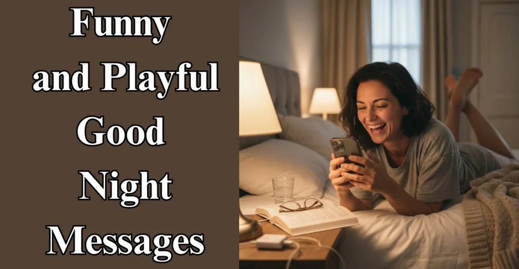 Funny and Playful Good Night Messages