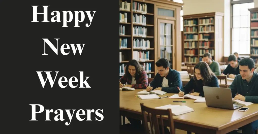 Happy New Week Prayers