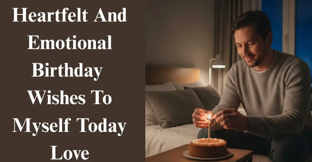 Heartfelt & Emotional Birthday Wishes To Myself Today – Love