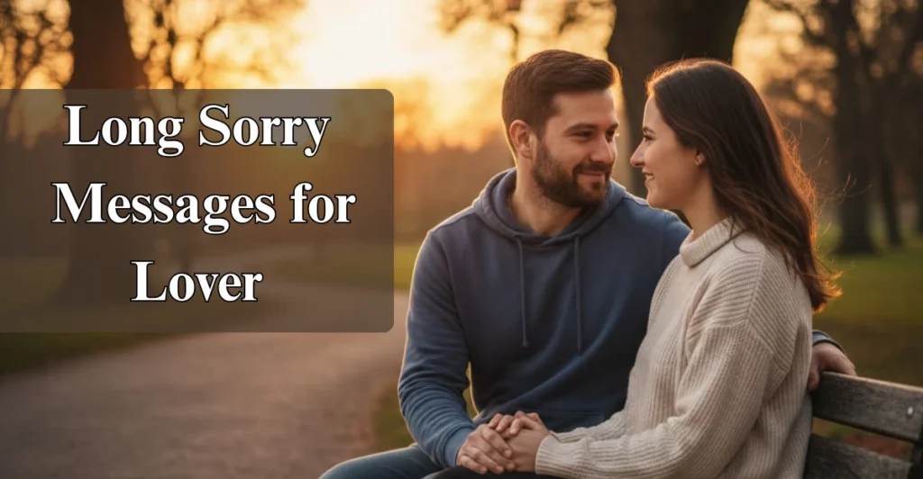Long Sorry Messages for Lover