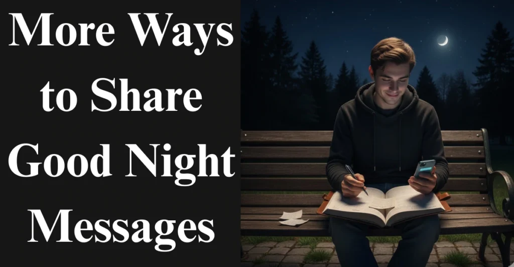 More Ways to Share Good Night Messages