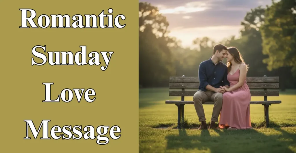 Romantic Sunday Love Message