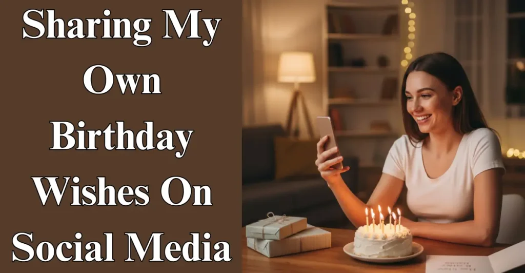 Sharing My Own Birthday Wishes On Social Media