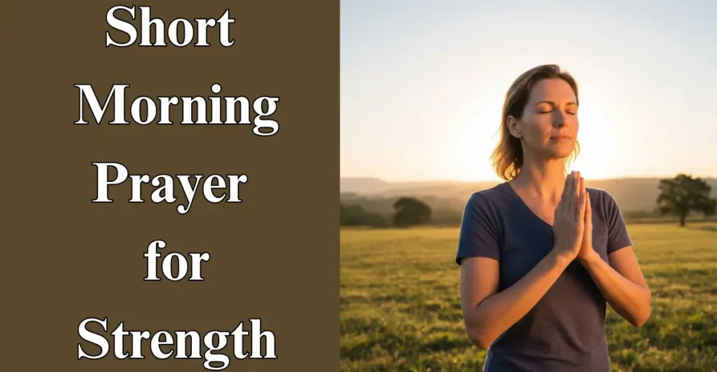 Short Morning Prayer for Strength