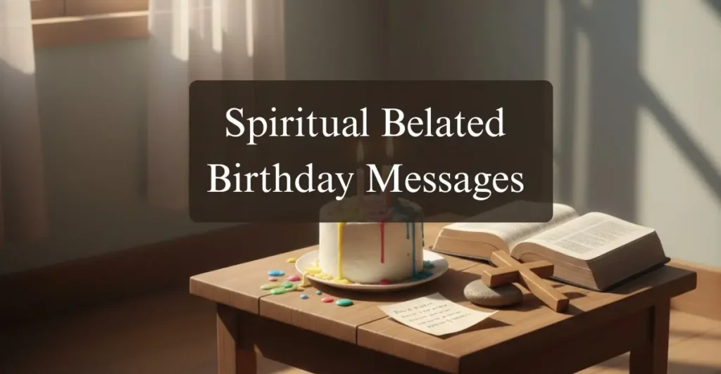 Spiritual Belated Birthday Messages