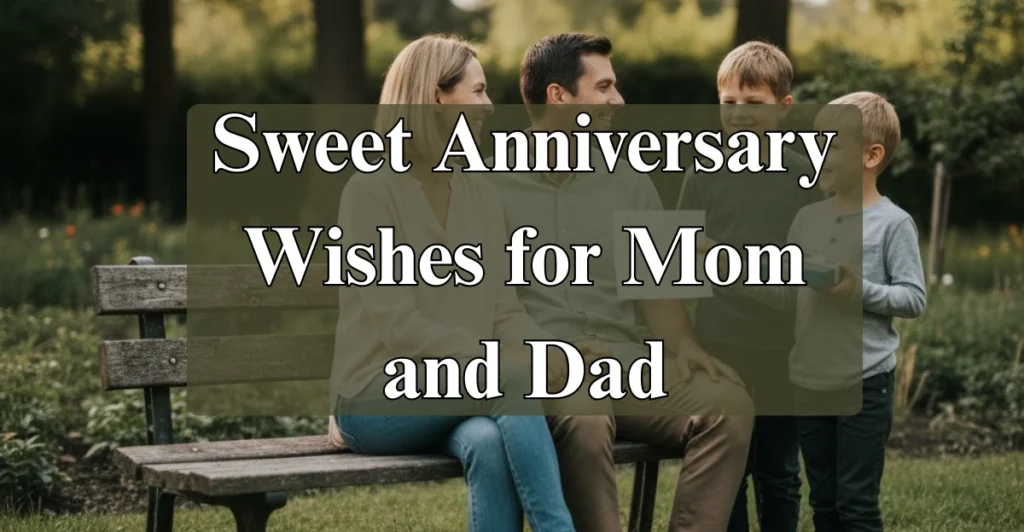 Sweet Anniversary Wishes for Mom and Dad
