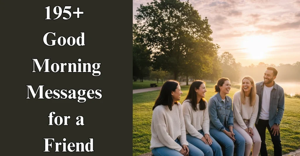 195+ Good Morning Messages for a Friend
