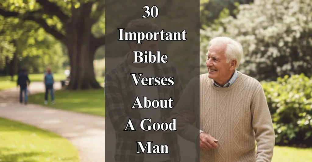 30 Important Bible Verses About A Good Man