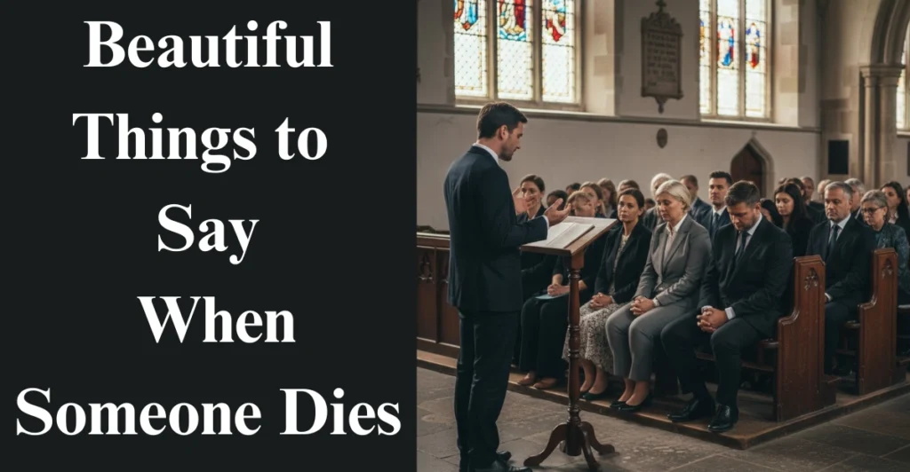 Beautiful Things to Say When Someone Dies