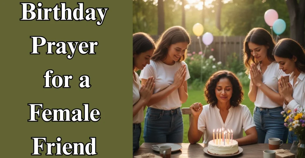 Birthday Prayer for a Female Friend