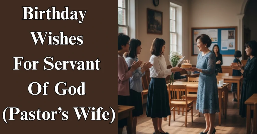 Birthday Wishes For Servant Of God (Pastor’s Wife)