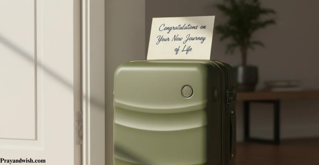 Congratulations on Your New Journey of Life