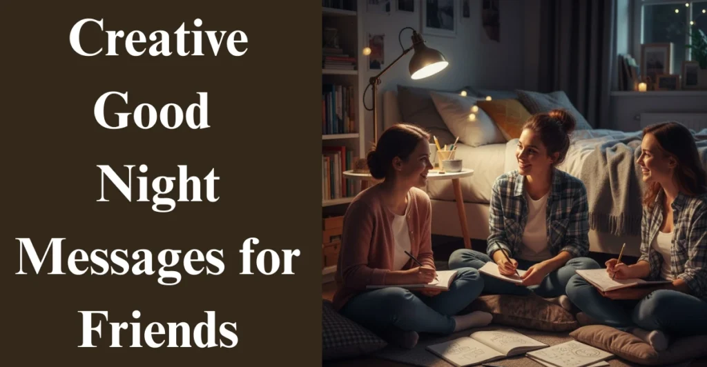 Creative Good Night Messages for Friends