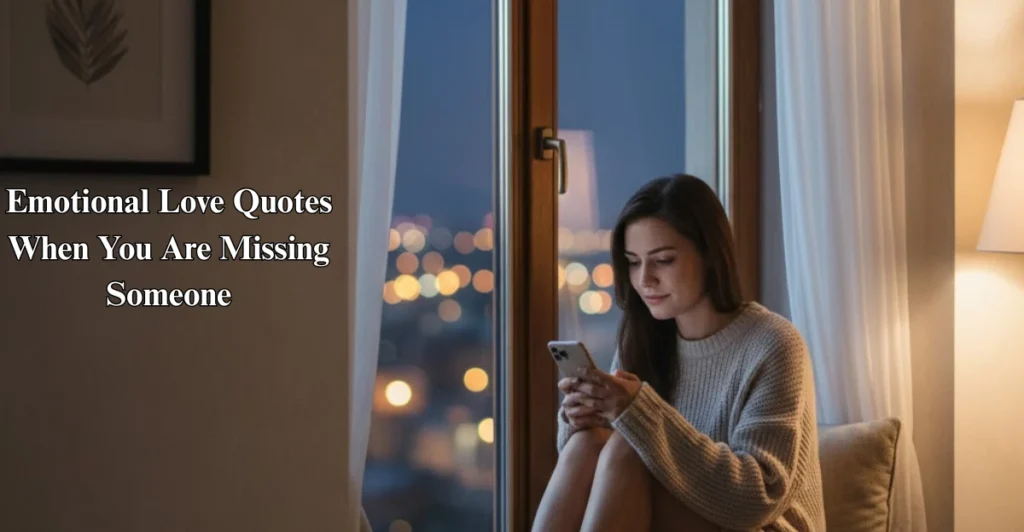Emotional Love Quotes When You Are Missing Someone