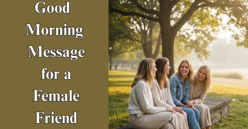 Good Morning Message for a Female Friend