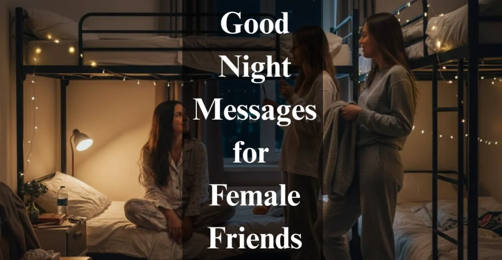 Good Night Messages for Female Friends