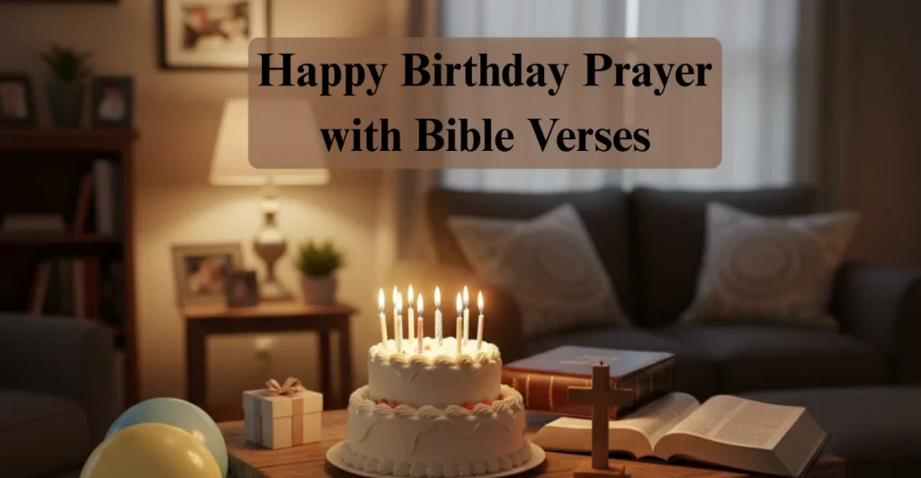 Happy Birthday Prayer with Bible Verses