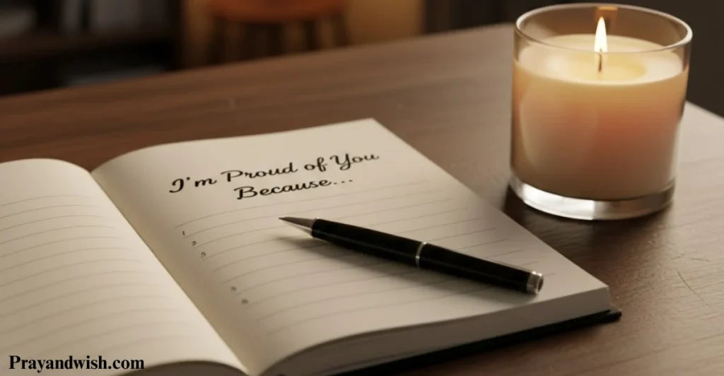 I’m Proud of You Because… Lines