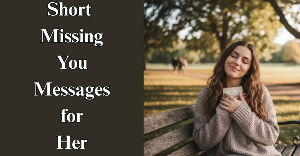 Short Missing You Messages for Her