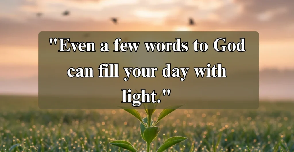 Short Prayers for Daily Blessings