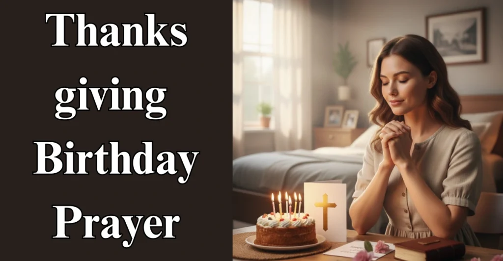 Thanksgiving Birthday Prayer
