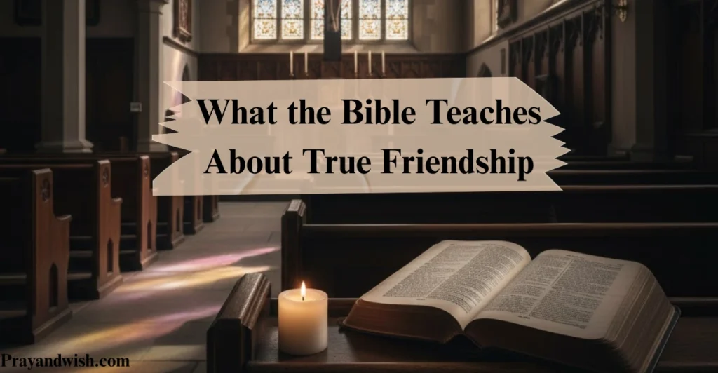 What the Bible Teaches About True Friendship