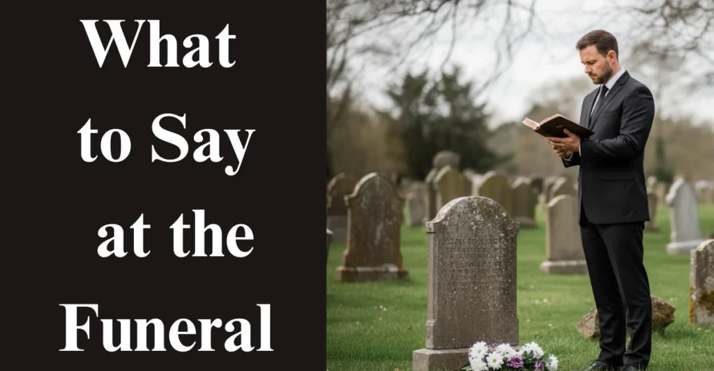 What to Say at the Funeral