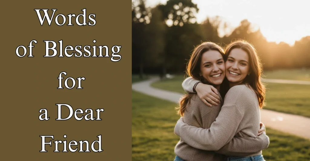 Words of Blessing for a Dear Friend