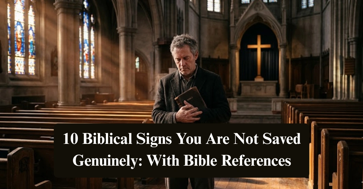 10 Biblical Signs You Are Not Saved Genuinely: With Bible References