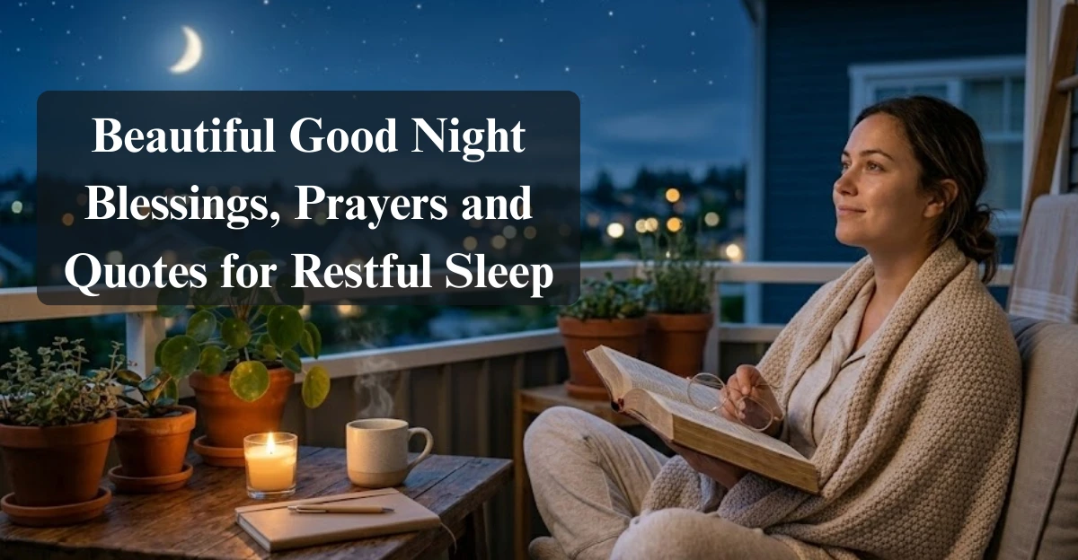 62 Simple, Yet Beautiful Good Night Blessings, Prayers and Quotes for Restful Sleep