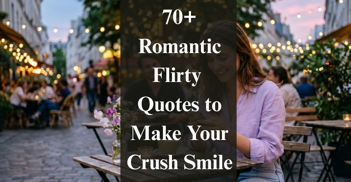 70+ Romantic Flirty Quotes to Make Your Crush Smile