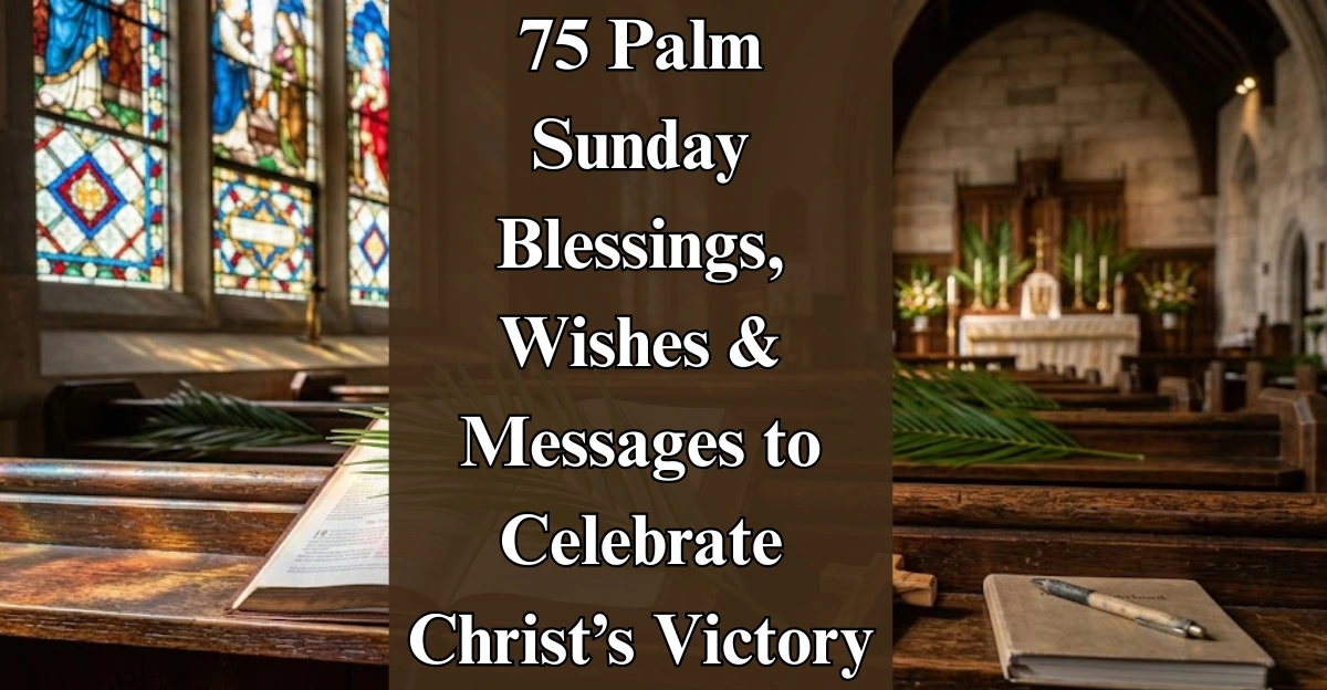 75 Palm Sunday Blessings, Wishes & Messages to Celebrate Christ’s Victory
