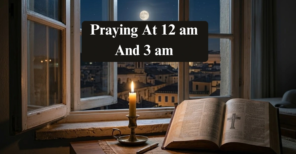 Biblical Difference Between Praying At 12 am And 3 am Explained!