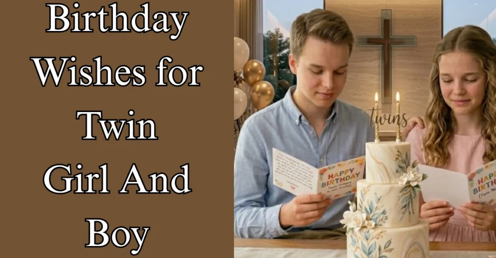 Birthday Wishes for Twin Girl And Boy