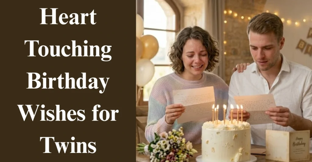 Heart-touching Birthday Wishes for Twins