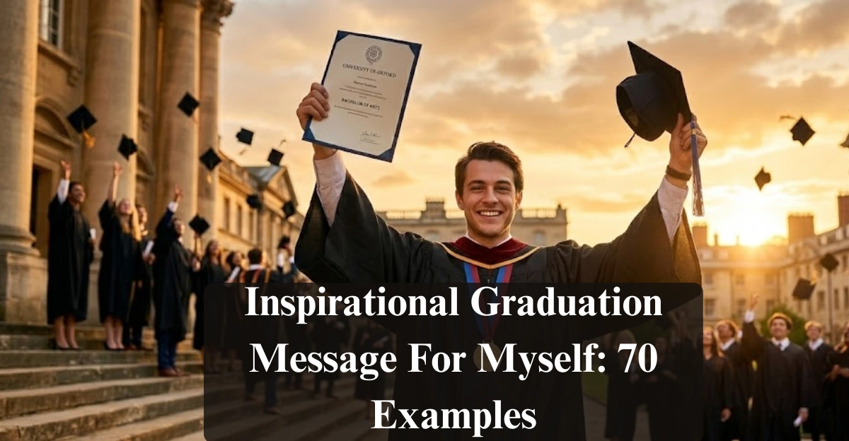 70 Inspirational Graduation Message For Myself