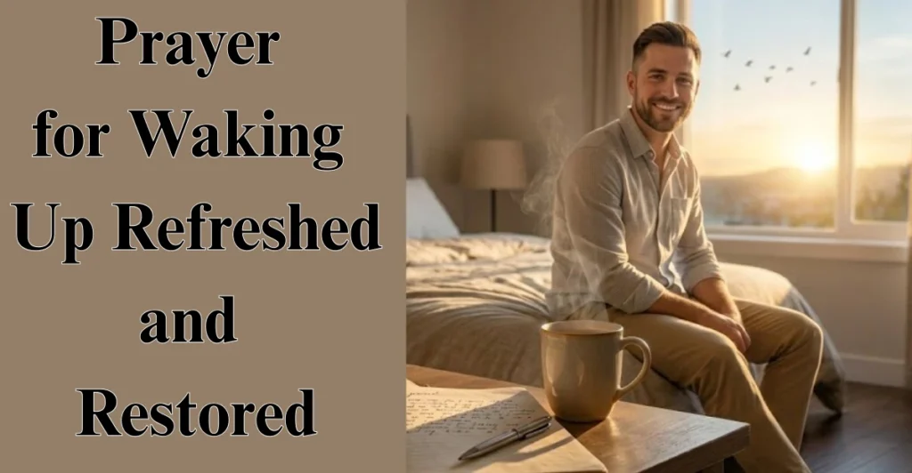 Prayer for Waking Up Refreshed and Restored