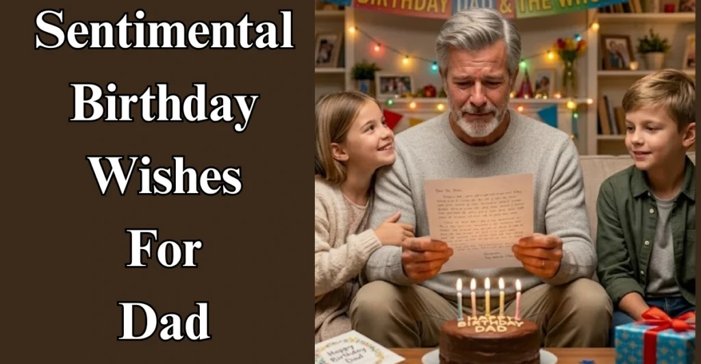 Sentimental Birthday Wishes For Dad