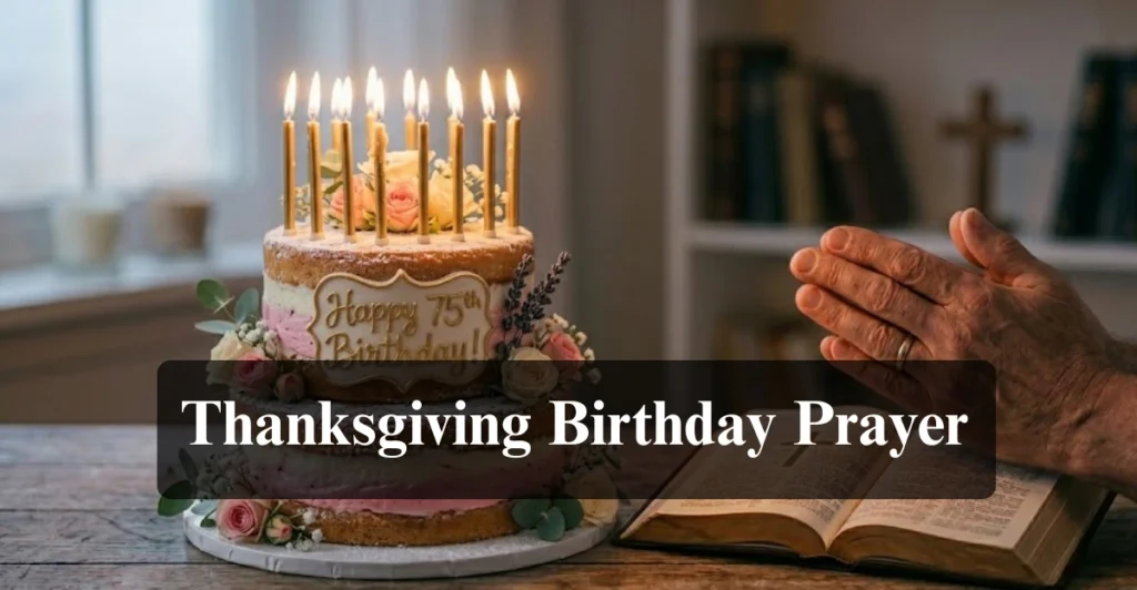 Thanksgiving Birthday Prayer