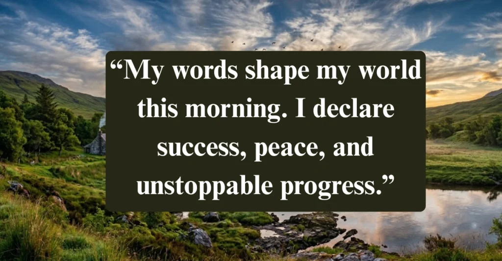 What Are Morning Declarations?