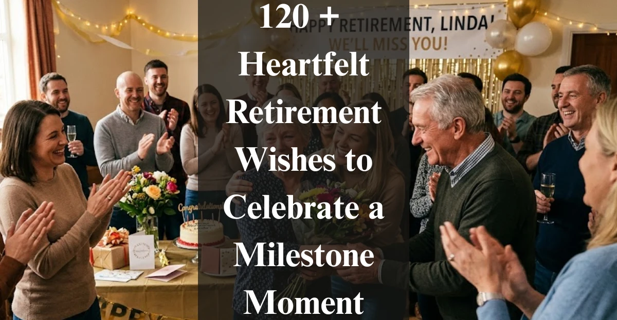120 + Heartfelt Retirement Wishes to Celebrate a Milestone Moment