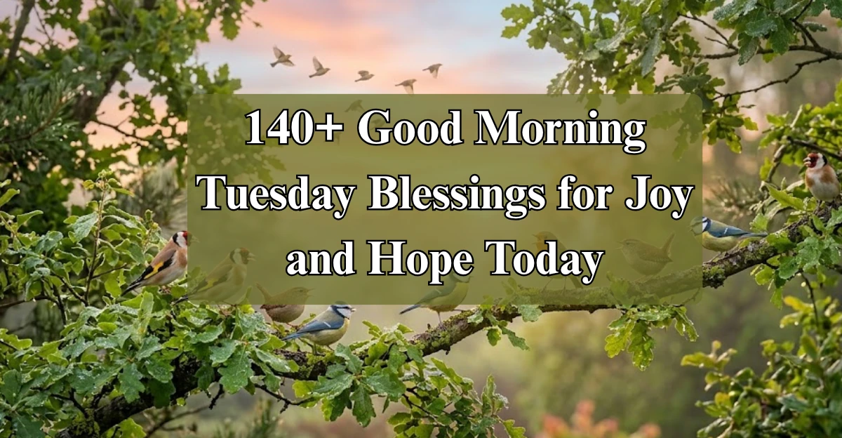 140+ Good Morning Tuesday Blessings for Joy and Hope Today